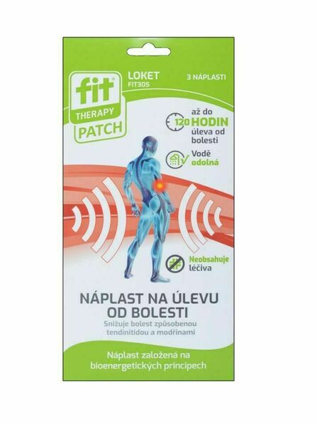 FIT Therapy Náplast na úlevu od bolesti loket 3 ks porovnat ceny