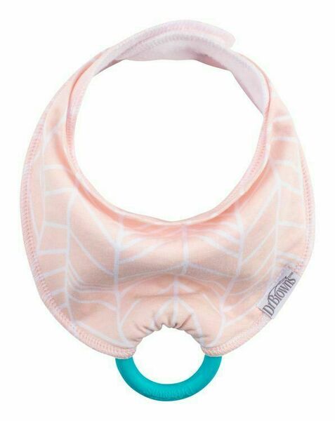 Dr.Browns Bryndák s kousátkem 3m+ 1 ks růžový porovnat ceny