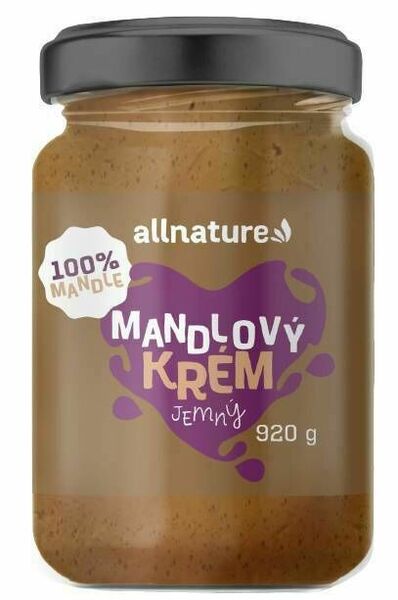 Allnature Mandlový krém 920g porovnat ceny