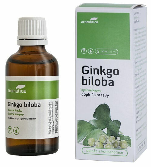 AROMATICA Ginkgo Biloba bylinné kapky 50ml porovnat ceny