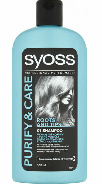 Syoss Purify & Care šampon na vlasy 500ml porovnat ceny