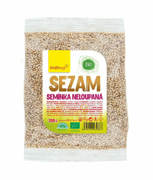 Wolfberry Sezamové semínko neloupané BIO 200 g porovnat ceny