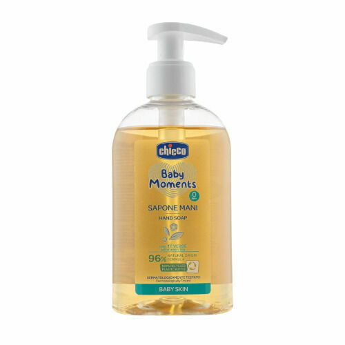 CHICCO Mýdlo na ruce tekuté se zeleným čajem Baby Moments 96 % přírodních složek 250ml porovnat ceny