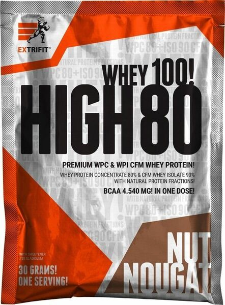 Extrifit High Whey 80 30g oříšek nugát porovnat ceny