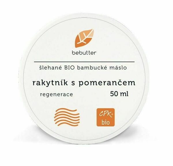Bebutter Šlehané BIO bambucké máslo rakytník s pomerančem 50 ml porovnat ceny