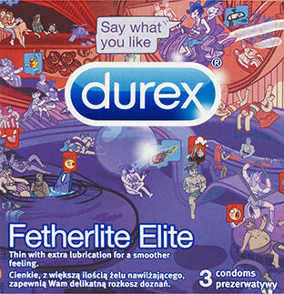 Durex Fetherlite Elite Emoji kondomy 3ks porovnat ceny