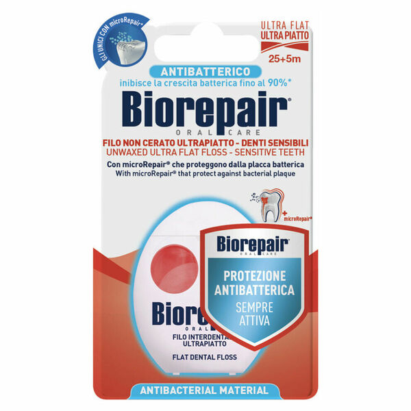 BIOREPAIR Zubní nit nevoskovaná Ultra plochá 30 m porovnat ceny