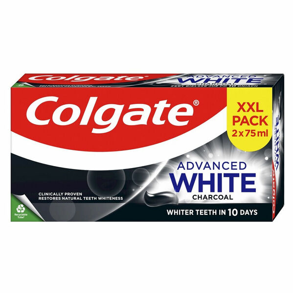 COLGATE Zubní pasta Advanced White Charcoal 2 x 75 ml porovnat ceny