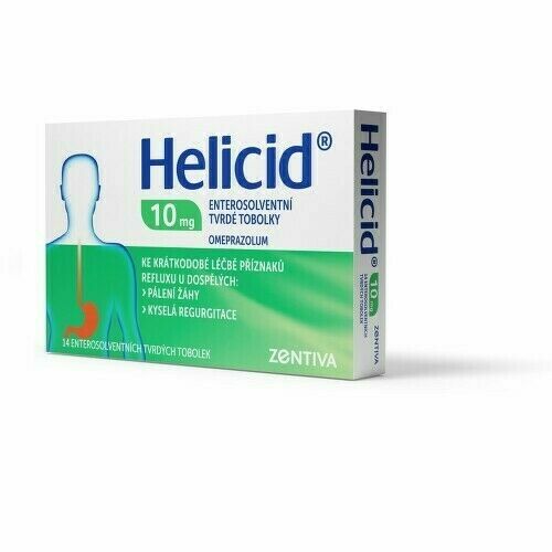 HELICID 10MG enterosolventní tvrdé tobolky 14 I porovnat ceny
