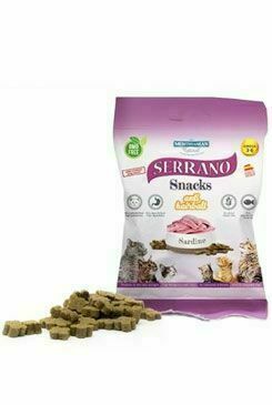 Serrano Snack For Cat-sardine-antihairball 50g porovnat ceny