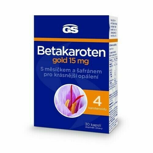 Gs Betakaroten Gold 15mg Cps.30 porovnat ceny
