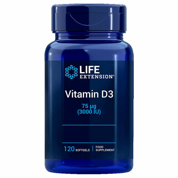 Life Extension Vitamin D3 3000IU 120 ks porovnat ceny