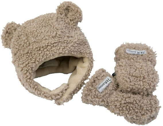 7AM Enfant Komplet čepice a rukavice TEDDY 0-6m porovnat ceny