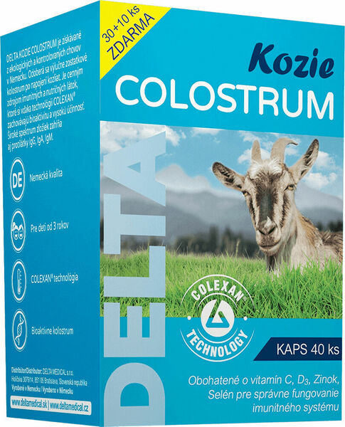 DELTA COLOSTRUM® Kozí 40 kapslí porovnat ceny