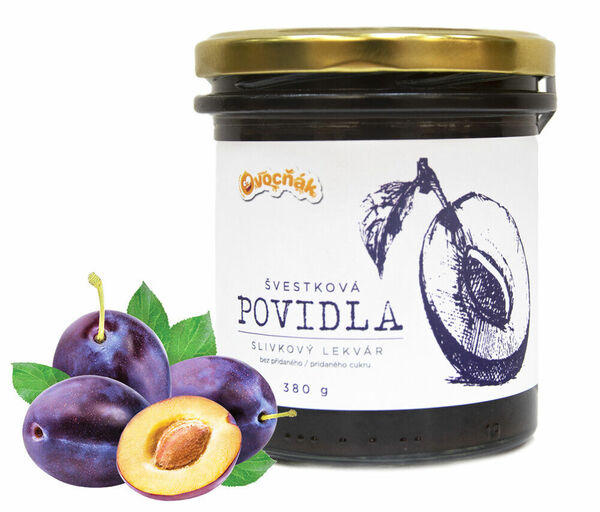 Ovocňák Povidla švestková, neslazená 380g porovnat ceny