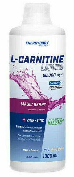 Energybody L-Carnitin Liquid + Stevia Magic berry 1000ml porovnat ceny