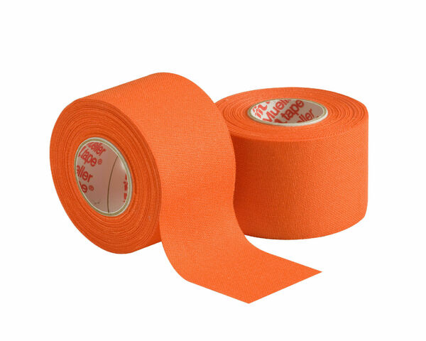Mueller MTape® Team Colors, fixační tejpovací páska 3,8cm, oranžová porovnat ceny
