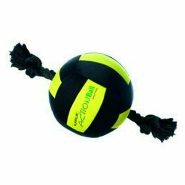 Hračka pes Míč neoprén s provaz. black/yel18cm KAR 1ks porovnat ceny