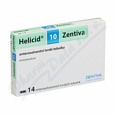 HELICID 10MG enterosolventní tvrdé tobolky 14 I porovnat ceny
