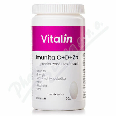 Vitalin Imunita C+d+zn Tbl.90 porovnat ceny