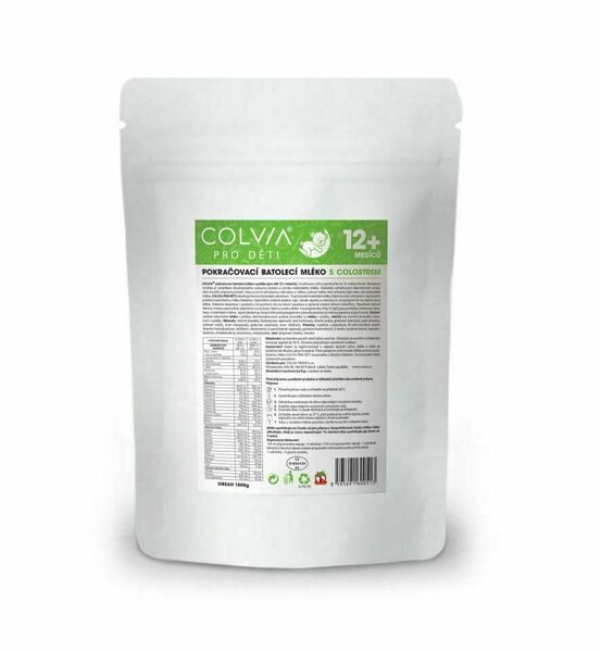 COLVIA Pokračovací batolecí mléko s colostrem 12m+ 1500 g porovnat ceny