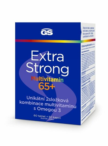 GS Extra Strong Multivitamin 65+ 60 tablet + 60 kapslí dárkové balení 2023 porovnat ceny