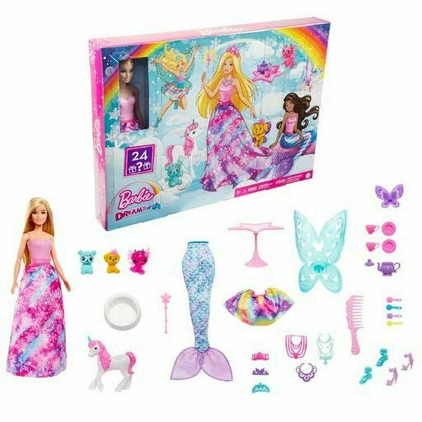 Mattel Barbie Pohádkový adventní kalendář 24 ks porovnat ceny
