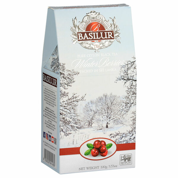 BASILUR Winter berries lingonberries černý čaj 100 g porovnat ceny