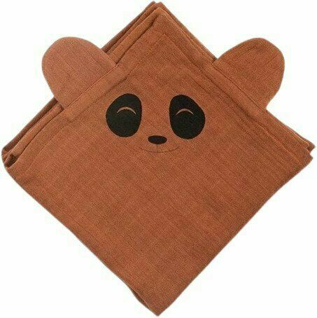 Nuuroo Bjork Mušelínové plenky Panda 70x70cm - Caramel Café 2 ks porovnat ceny