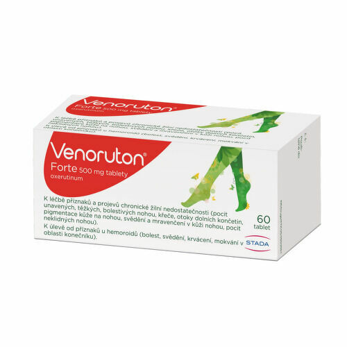 Venoruton Forte 500mg neobalené tablety 60 porovnat ceny