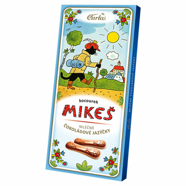 CARLA Čokoládové mléčné jazýčky KOCOUR MIKEŠ 50 g porovnat ceny