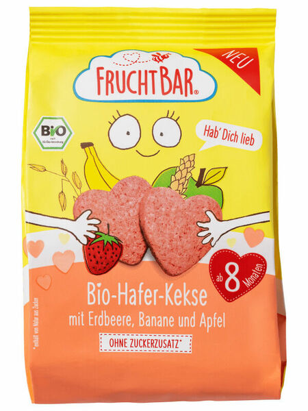 FruchtBar BIO Ovesné sušenky s ovocem 100 g porovnat ceny