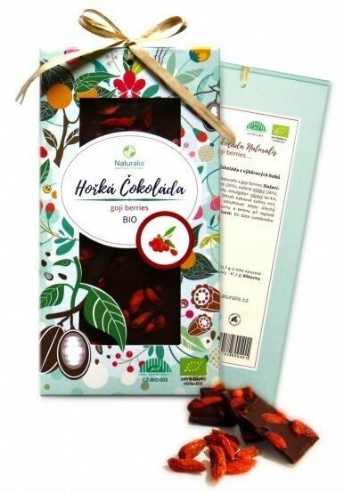 Naturalis BIO Hořká čokoláda s goji berries 80g porovnat ceny