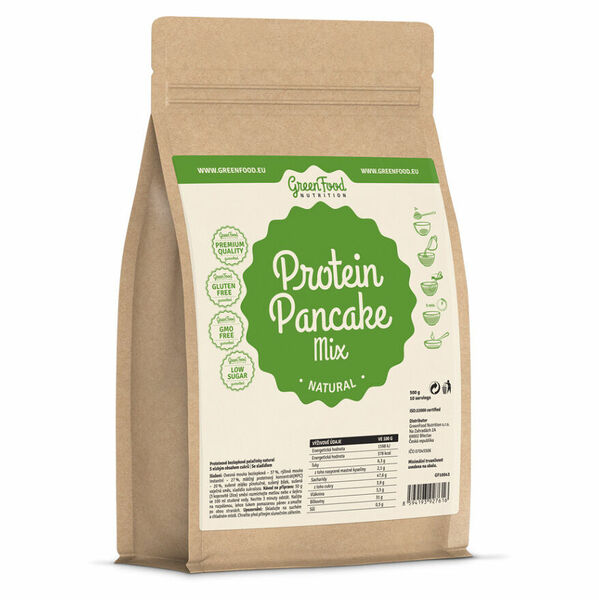 GREENFOOD NUTRITION Proteinové palačinky natural 500 g porovnat ceny
