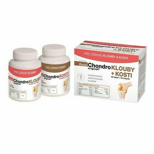 ProfiChondro Original Klouby + Kosti tbl.60+tob.60 porovnat ceny