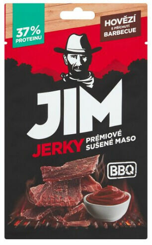 Jim Jerky Hovězí sušené máso BBQ 10x23g porovnat ceny