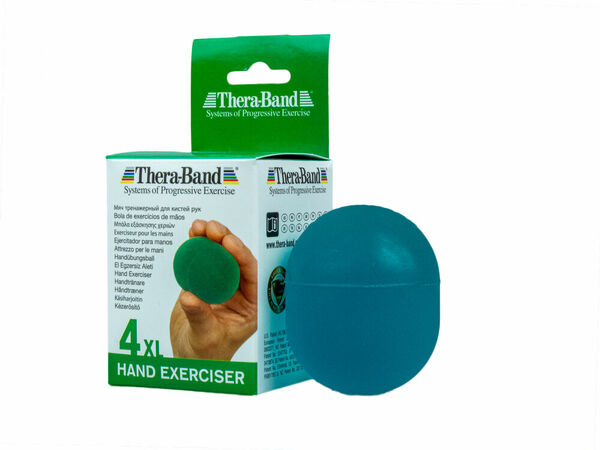 THERA-BAND Hand Exerciser posilovač rukou středně měkké gelové zelené vajíčko XL porovnat ceny