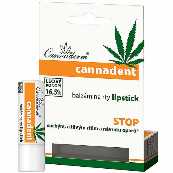 CANNADERM Cannadent Balzám na rty 4,5 g porovnat ceny