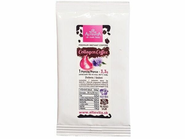Altevita Collagen coffee 45x3,3g porovnat ceny