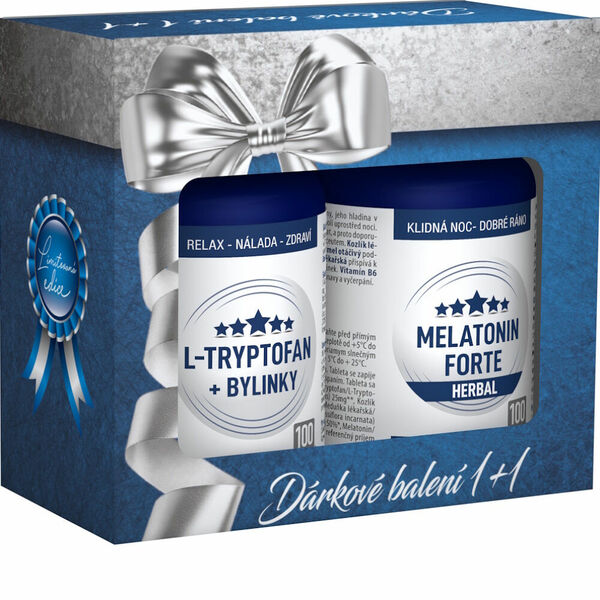 CLINICAL L-Tryptofan 100 tobolek + Melatonin forte herbal 100 tablet porovnat ceny