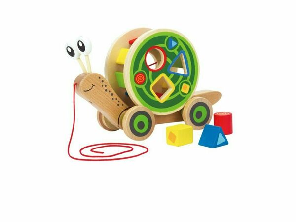 Hape Tahačka šnek s vkládacími geometrickými tvary porovnat ceny