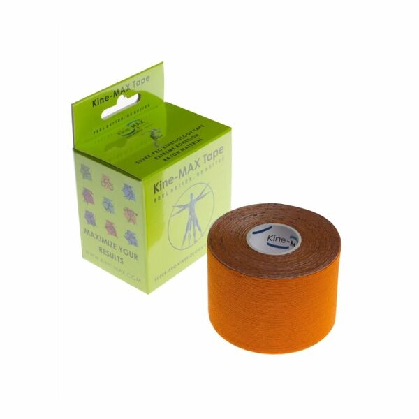 KineMAX SuperPro Rayon 5 cm x5 m kinesiologická tejpovací páska 1 ks oranžová porovnat ceny