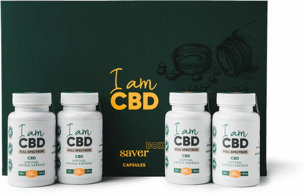 I am CBD Saver box - 4x Full Spectrum CBD kapsle 60ks porovnat ceny