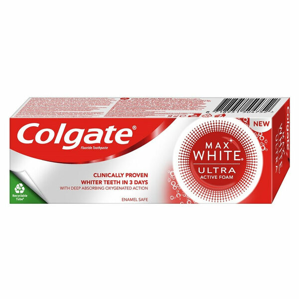 COLGATE Zubní pasta Max White Ultra Active Foam 50 ml porovnat ceny