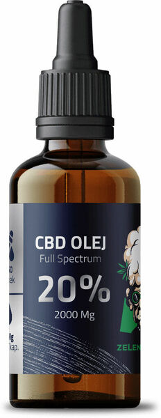 Zelená Bába 20% CBD olej 10ml porovnat ceny