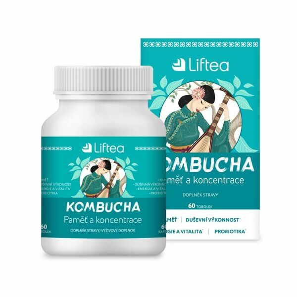 Liftea Kombucha Paměť a koncentrace 60 tobolek porovnat ceny