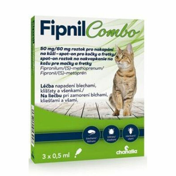 FIPNIL Combo 50/60mg Cat Spot-on 3x0,5ml porovnat ceny