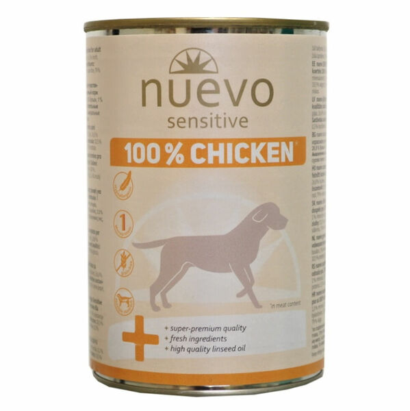 NUEVO Sensitive Kuřecí Monoprotein konzerva pro psy 400 g porovnat ceny
