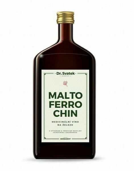 Dr. Svatek MALTOFERROCHIN sladové víno se železem 1000 ml porovnat ceny