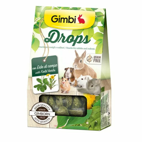 GIMBI Drops pro hlodavce s polními bylinkami 50 g porovnat ceny